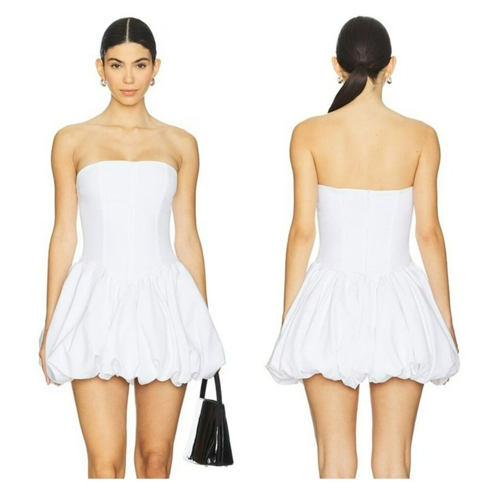 MORE TO COME Aimee Mini Dress - White